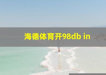 海德体育开98db in